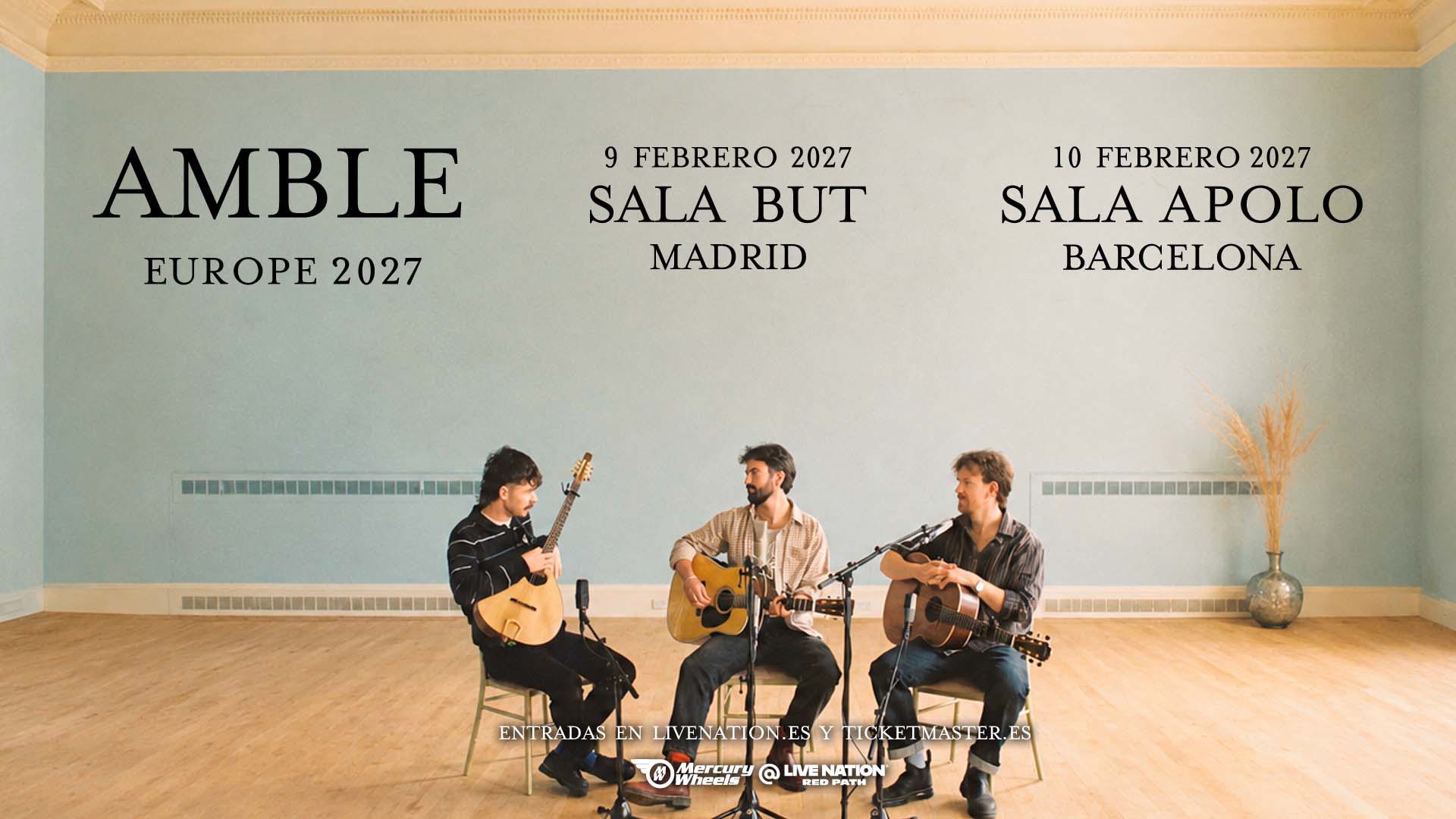 Amble conciertos madrid y barcelona 2027